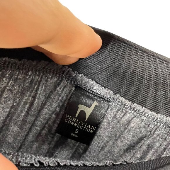 Peruvian Connection Grey Modal Blend Below Knee Pull On Skirt Medium - Picture 6 of 8